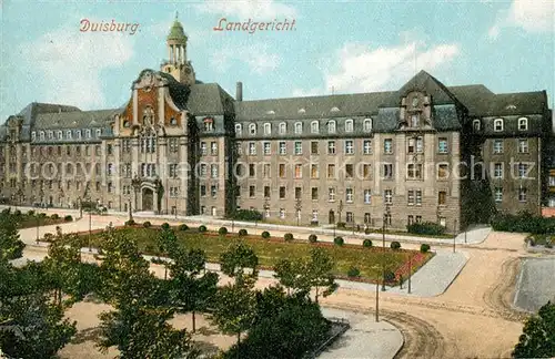 AK / Ansichtskarte Duisburg_Ruhr Landgericht Duisburg Ruhr Kat. Duisburg