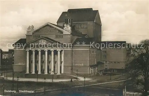 AK / Ansichtskarte Duisburg_Ruhr Stadttheater Duisburg Ruhr Kat. Duisburg
