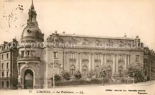 AK / Ansichtskarte Limoges_Haute_Vienne Prefecture Limoges_Haute_Vienne Kat. Limoges