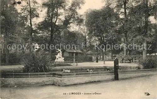 AK / Ansichtskarte Limoges_Haute_Vienne Jardin Orsay Limoges_Haute_Vienne Kat. Limoges