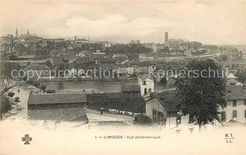 AK / Ansichtskarte Limoges_Haute_Vienne Panorama Limoges_Haute_Vienne Kat. Limoges