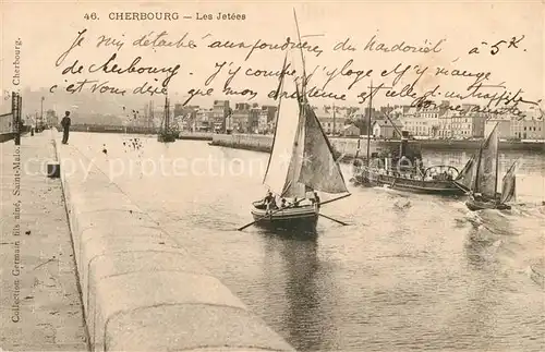 AK / Ansichtskarte Cherbourg_Octeville_Basse_Normandie Les Jetees Cherbourg_Octeville Kat. Cherbourg Octeville