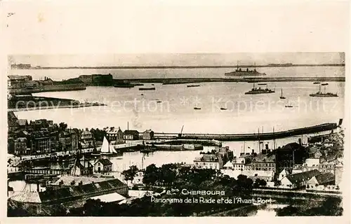 AK / Ansichtskarte Cherbourg_Octeville_Basse_Normandie Panorama Rade Avant Port Cherbourg_Octeville Kat. Cherbourg Octeville