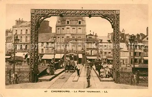 AK / Ansichtskarte Cherbourg_Octeville_Basse_Normandie Pont Tournant Cherbourg_Octeville Kat. Cherbourg Octeville