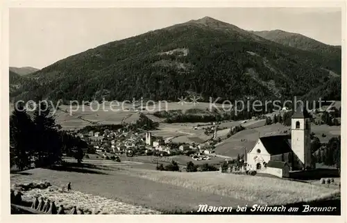 AK / Ansichtskarte Mauern_Tirol Panorama mit Kirche Mauern Tirol Kat. Steinach am Brenner