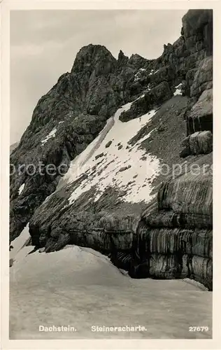 AK / Ansichtskarte Dachstein_Steiermark Steinerscharte Dachstein_Steiermark Kat. Ramsau am Dachstein