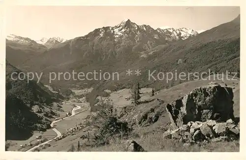 AK / Ansichtskarte Soelden_oetztal Blick von der Edelweissalm Soelden oetztal Kat. Soelden