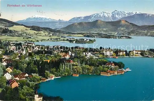 AK / Ansichtskarte Poertschach_Woerthersee Panorama Poertschach Woerthersee Kat. Poertschach_Woerther_See_Kaernten