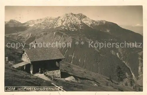 AK / Ansichtskarte Lermoos_Tirol Wolfratshausnerhuette Lermoos Tirol Kat. Lermoos