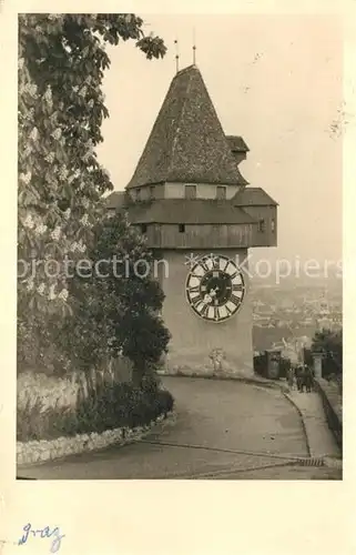 AK / Ansichtskarte Graz_Steiermark Uhrturm Graz_Steiermark Kat. Graz