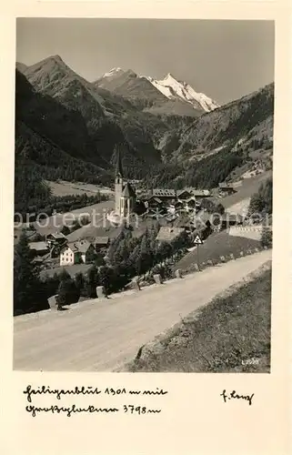 AK / Ansichtskarte Heiligenblut_Kaernten mit Grossglockner Heiligenblut Kaernten Kat. Heiligenblut