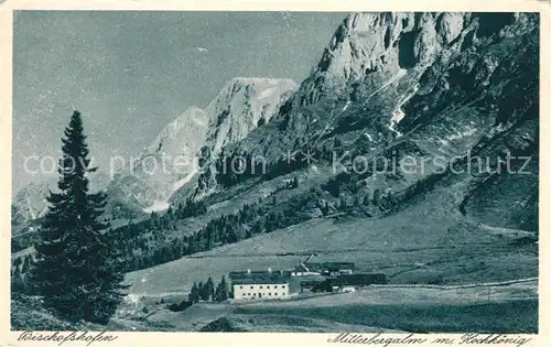 AK / Ansichtskarte Bischofshofen Mitterbergalm mit Hochkoenig Bischofshofen Kat. Bischofshofen