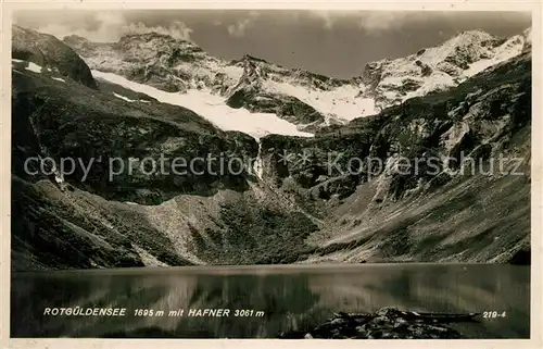 AK / Ansichtskarte Rotgueldensee mit Hafner Rotgueldensee Kat. Oesterreich