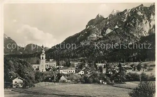 AK / Ansichtskarte Grossgmain mit Hotel Doetterl und Lattengebirge Grossgmain Kat. Grossgmain