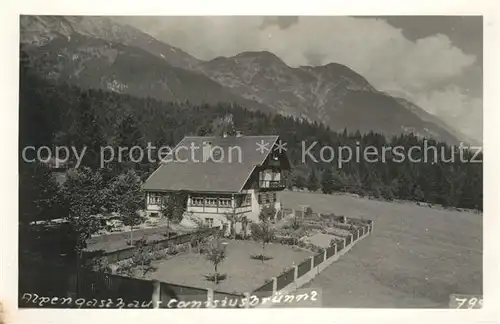 AK / Ansichtskarte Rum_Tirol Alpengasthof Canisiusbruennl Rum_Tirol