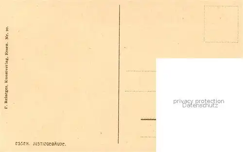 AK / Ansichtskarte Essen_Ruhr Justizgebaeude Essen_Ruhr Kat. Essen