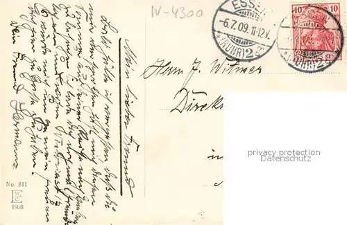 AK / Ansichtskarte Essen_Ruhr Friedr Alfred Krupp Denkmal auf dem Limbeckerplatz Essen_Ruhr Kat. Essen