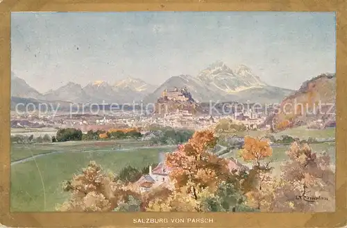 AK / Ansichtskarte Salzburg_Oesterreich Blick von Parsch Salzburg_Oesterreich Kat. Salzburg