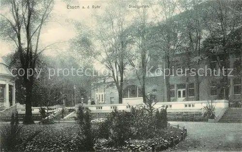 AK / Ansichtskarte Essen_Ruhr Stadtgarten Essen_Ruhr Kat. Essen
