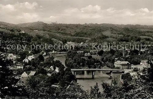 AK / Ansichtskarte Werden_Ruhr Blick vom Pastoratsberg Werden Ruhr Kat. Essen