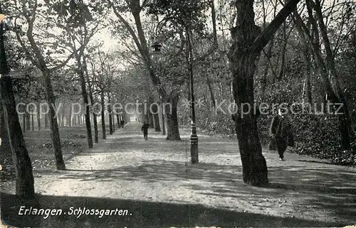 AK / Ansichtskarte Erlangen Schlossgarten Erlangen Kat. Erlangen
