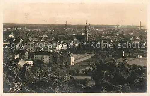 AK / Ansichtskarte Erlangen Panorama Erlangen Kat. Erlangen