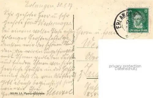 AK / Ansichtskarte Erlangen Panorama Erlangen Kat. Erlangen