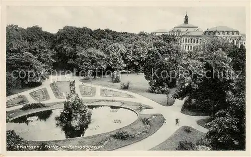 AK / Ansichtskarte Erlangen Partie im Schlossgarten Erlangen Kat. Erlangen