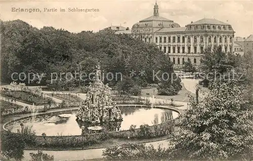 AK / Ansichtskarte Erlangen Partie im Schlossgarten Erlangen Kat. Erlangen