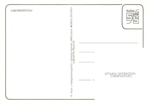 AK / Ansichtskarte Mayen Rathaus Marktplatz Schwimmbad Burg Mayen