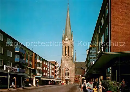 AK / Ansichtskarte Gladbeck Lambertistrasse Lambertikirche Gladbeck