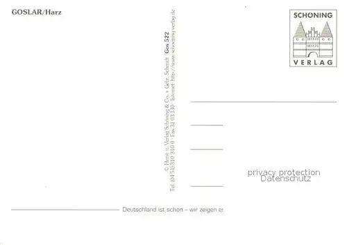 AK / Ansichtskarte Goslar  Goslar