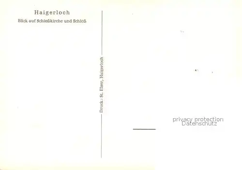 AK / Ansichtskarte Haigerloch Schlosskirche Schloss Haigerloch