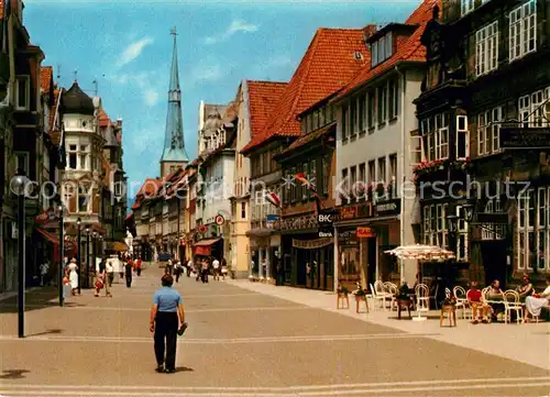 AK / Ansichtskarte Hameln_Weser Baeckerstrasse Ratsschaenke Rattenkrug Hameln Weser