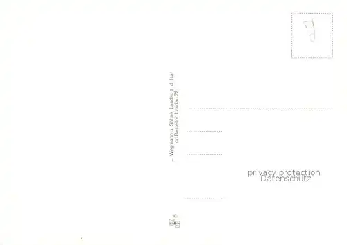 AK / Ansichtskarte Landau_Isar Panorama Kirche Wachsender Felsen Theresienplatz Freibad Bruecke Landau Isar