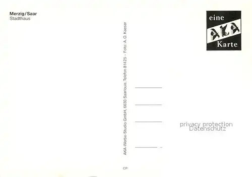 AK / Ansichtskarte Merzig Stadthaus ehemaliges Jagdschloss Merzig