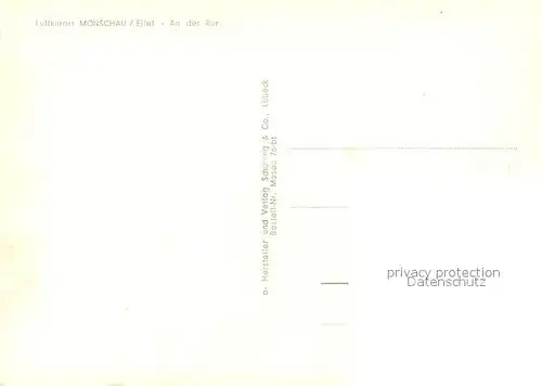 AK / Ansichtskarte Monschau Rur Panorama Monschau