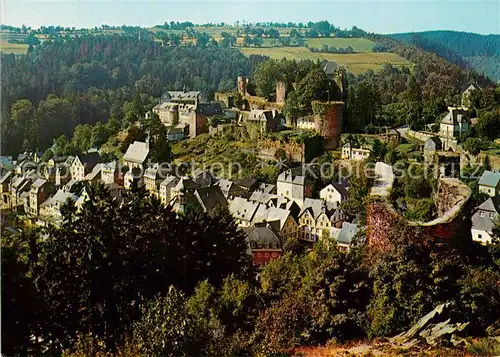 AK / Ansichtskarte Monschau_Montjoie Panorama Burg Monschau Montjoie