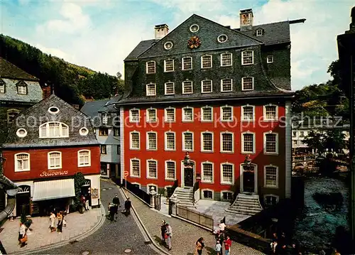 AK / Ansichtskarte Monschau_Montjoie Rotes Haus Rur Monschau Montjoie