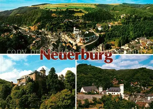 AK / Ansichtskarte Neuerburg_Eifel Burg Panorama Neuerburg Eifel
