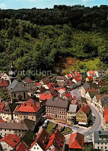 AK / Ansichtskarte Berneck_Bad Panorama Kirche Berneck_Bad