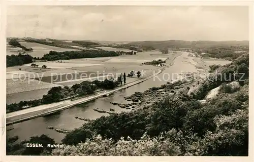 AK / Ansichtskarte Essen_Ruhr Ruhrtal Panorama Essen_Ruhr