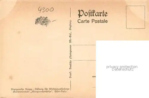 AK / Ansichtskarte Essen_Ruhr Margarete Krupp Stiftung Margarethenhoehe Essen_Ruhr
