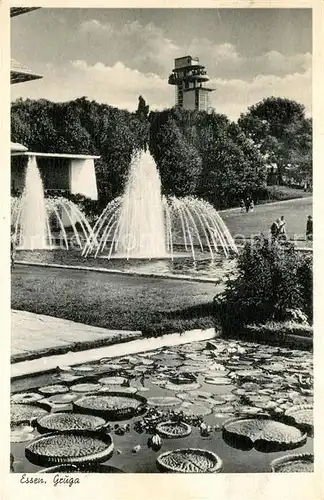 AK / Ansichtskarte Essen_Ruhr Grugapark Wasserspiele Essen_Ruhr