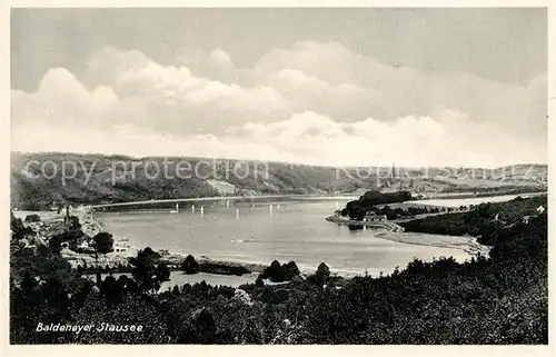 AK / Ansichtskarte Essen_Ruhr Baldeneyer Stausee Essen_Ruhr