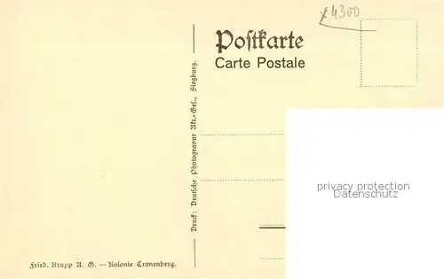 AK / Ansichtskarte Essen_Ruhr Kolonie Cronenberg Essen_Ruhr