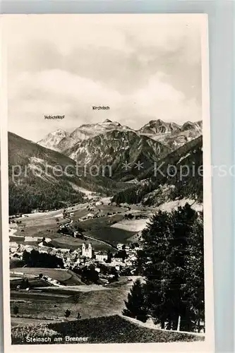 AK / Ansichtskarte Steinach_Brenner_Tirol mit Habichtkopf und Kirchdach Steinach_Brenner_Tirol