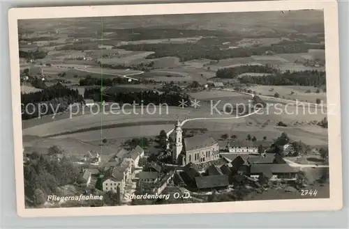 AK / Ansichtskarte Schardenberg Fliegeraufnahme Schardenberg