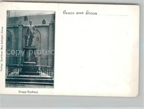 AK / Ansichtskarte Essen_Ruhr Krupp Denkmal Essen_Ruhr