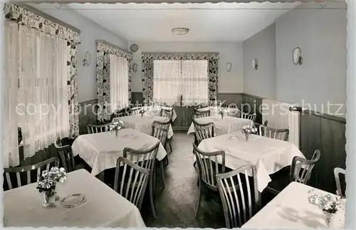 AK / Ansichtskarte Ahausen Speisezimmer Gasthaus Michel Ahausen